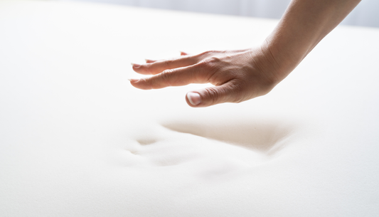 How does memory foam in mattresses actually help with joint pressure?
