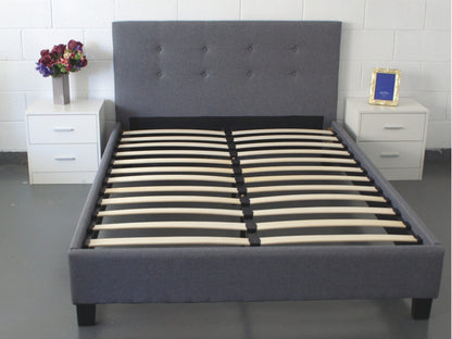 Upholstered Bed Frames with Buttons