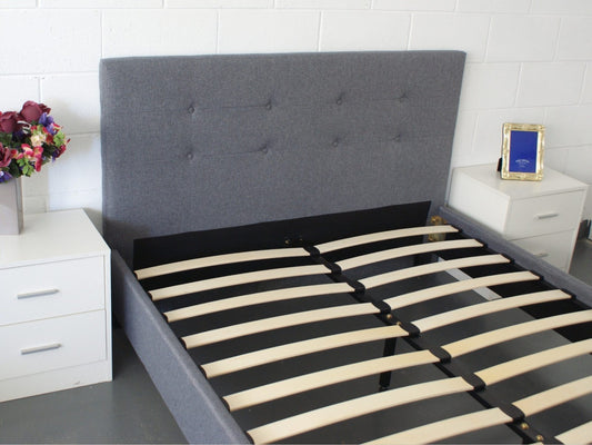 Upholstered Bed Frames with Buttons